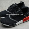 Adidas NMD R1 PK Shoes Core Black Cloud White Red