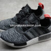 Adidas NMD R1 Glitch Shoes Core Black Grey Red