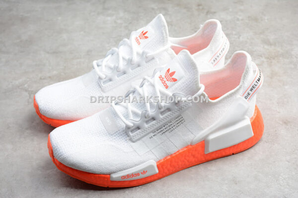 Adidas NMD R1 V2 Cloud White Orange