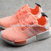 Adidas NMD R1 Shoes Sun Glow Core Black Flat White