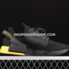 Adidas NMD R1 V2 Shoes Core Black Yellow Gradient Core Black