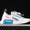 Adidas NMD R1 Spectoo Shoes Footwear White Solar Red Shock Blue