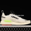 Adidas NMD V3 Boost Shoes Crystal White Core Black Signal Green