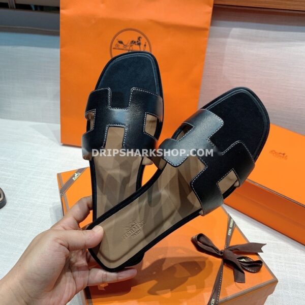 175884c3 Sandalias Hermes - Oran Negro
