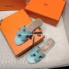 Sandalias Hermes - Oran Bleu Mineral