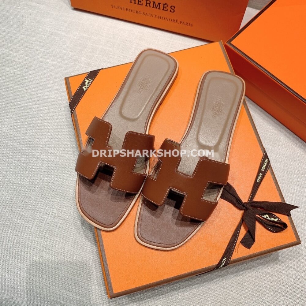 Sandalias Hermes - Oran Marrón