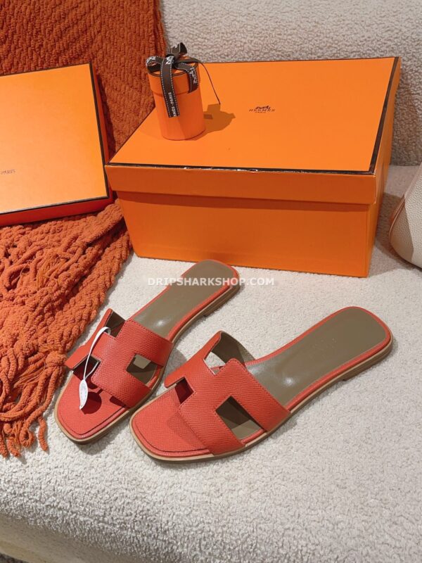 Sandalias Hermes - Oran Naranja