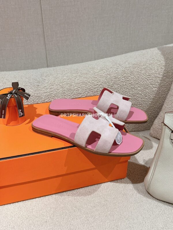 Sandalias Hermes - Oran Rose Porcelaine
