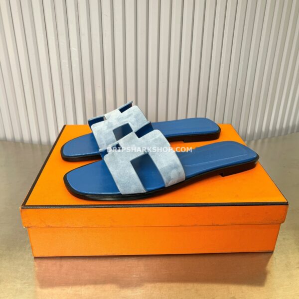 Sandalias Hermes - Oran Bleu Cameo