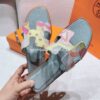 Sandalias Hermes - Oran estampado multicolor