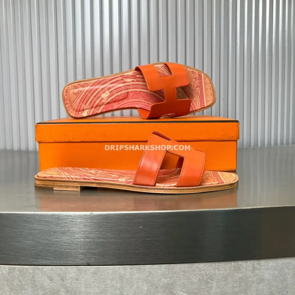 Sandalias Hermes - Oran Naranja terracota