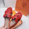 Sandalias Hermes - Oran Rojo