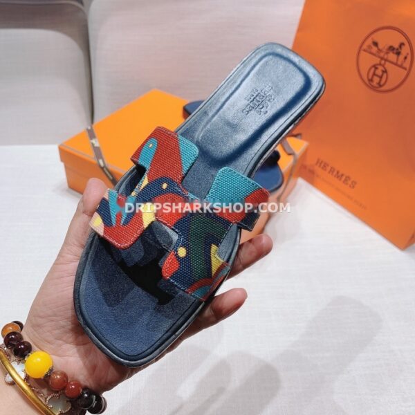 Sandalias Hermes - Oran estampado multicolor