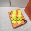 Sandalias Hermes - Oran Amarillo lima