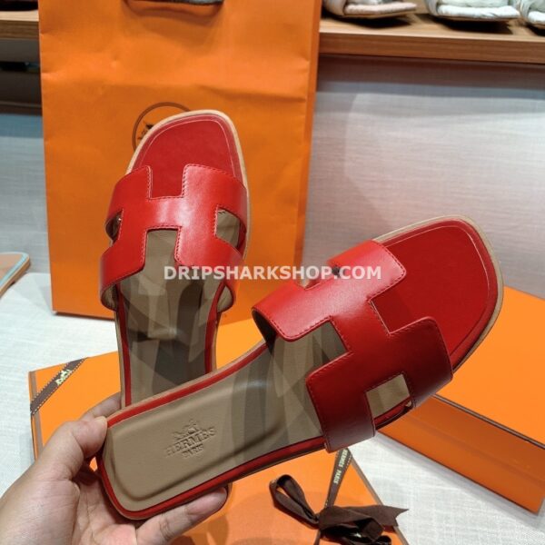 Sandalias Hermes - Oran Rojo