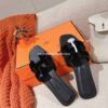 Sandalias Hermes - Oran Negro