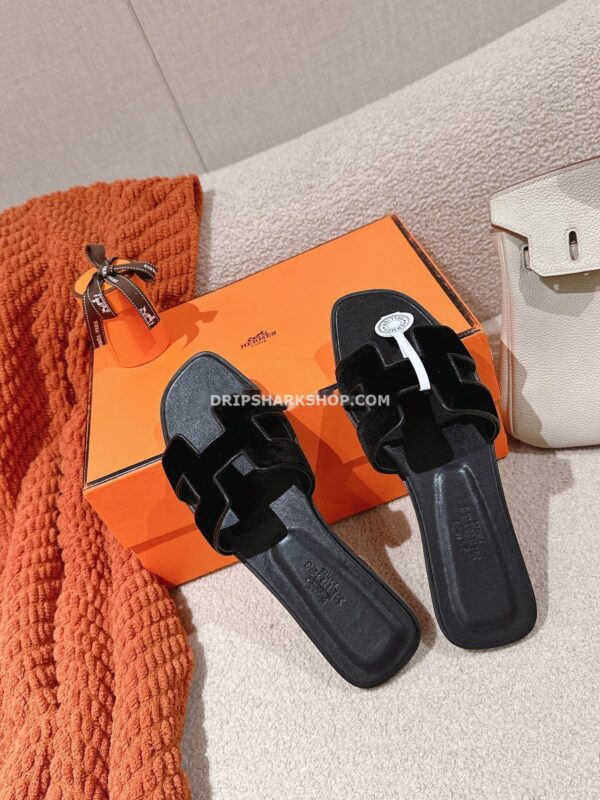 Sandalias Hermes - Oran Negro