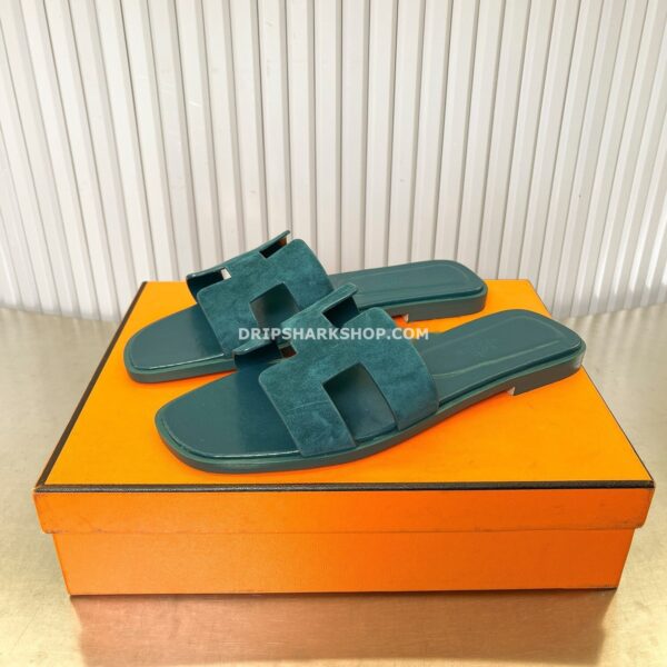 Sandalias Hermes - Oran Vert Oxford