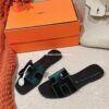 Sandalias Hermes - Oran Vert Foncé