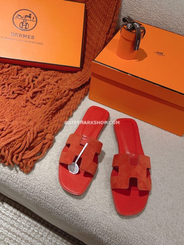 Sandalias Hermes - Oran Rouge Grenadine