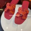 Sandalias Hermes - Oran Naranja y rosa