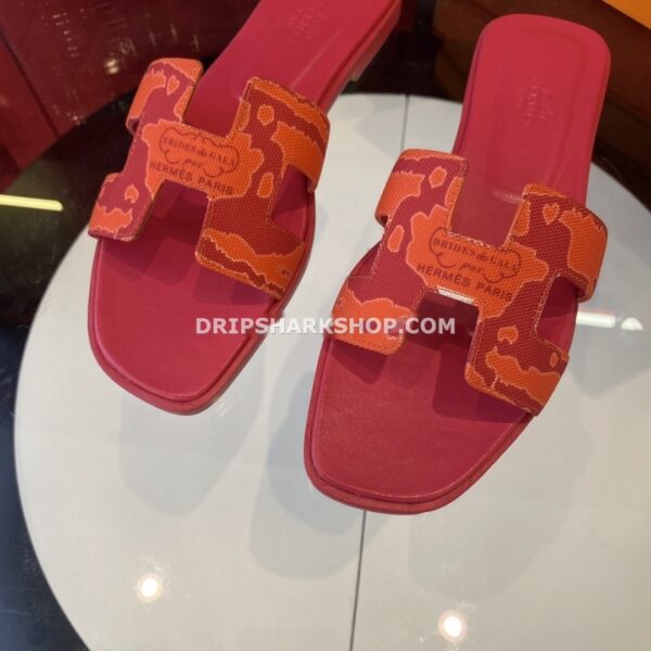 Sandalias Hermes - Oran Naranja y rosa
