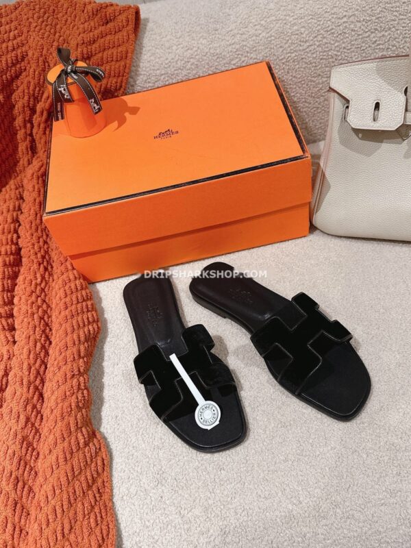 Sandalias Hermes - Oran Negro