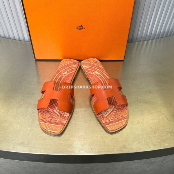Sandalias Hermes - Oran Naranja terracota