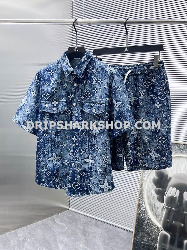 Conjunto corto Louis Vuitton - Azul