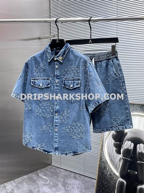 Conjunto corto Louis Vuitton - Azul