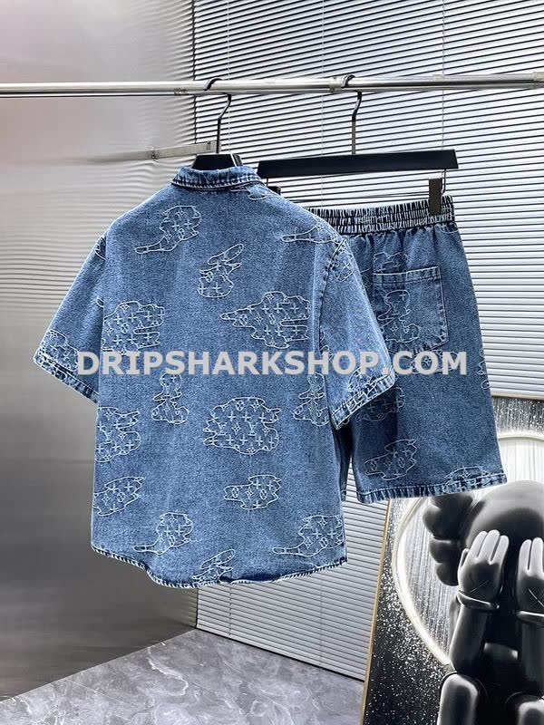 Conjunto corto Louis Vuitton - Azul