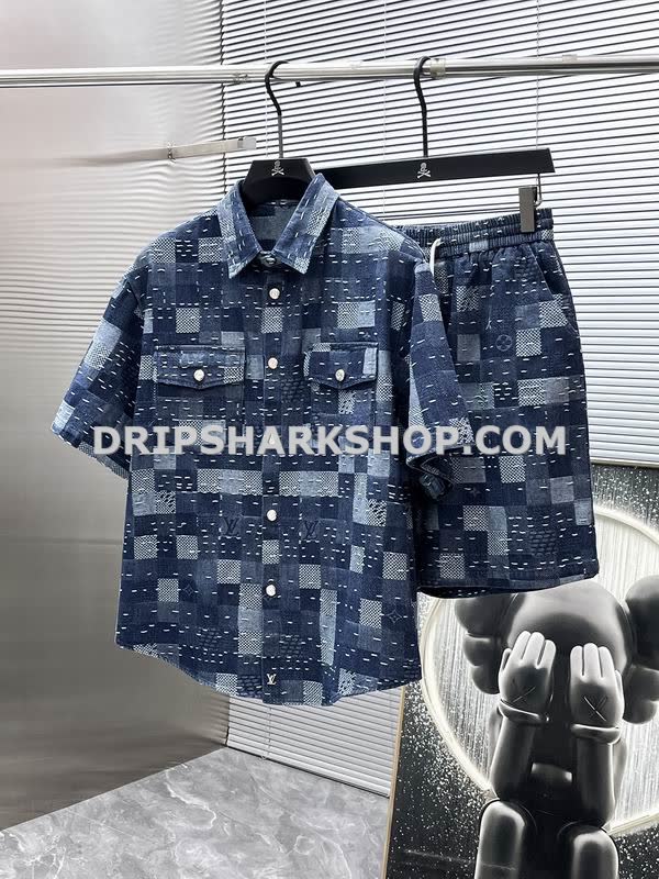 Conjunto corto Louis Vuitton - Azul