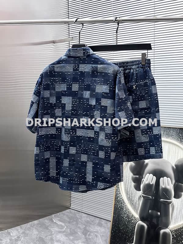 Conjunto corto Louis Vuitton - Azul
