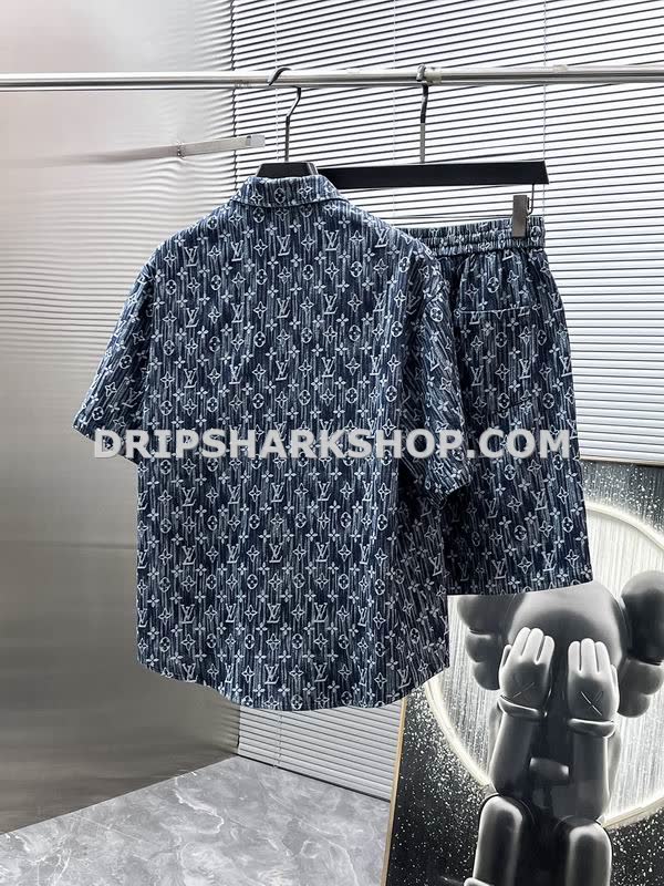 Conjunto corto Louis Vuitton - Gris