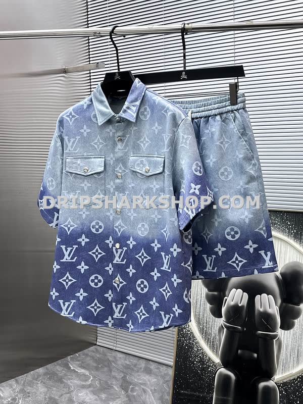 Conjunto corto Louis Vuitton - Azul