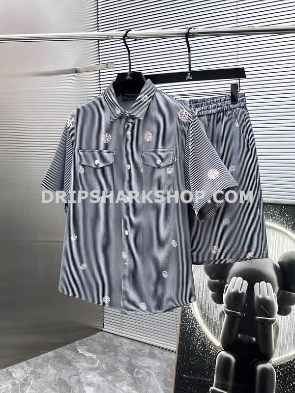 Conjunto corto Louis Vuitton - Gris