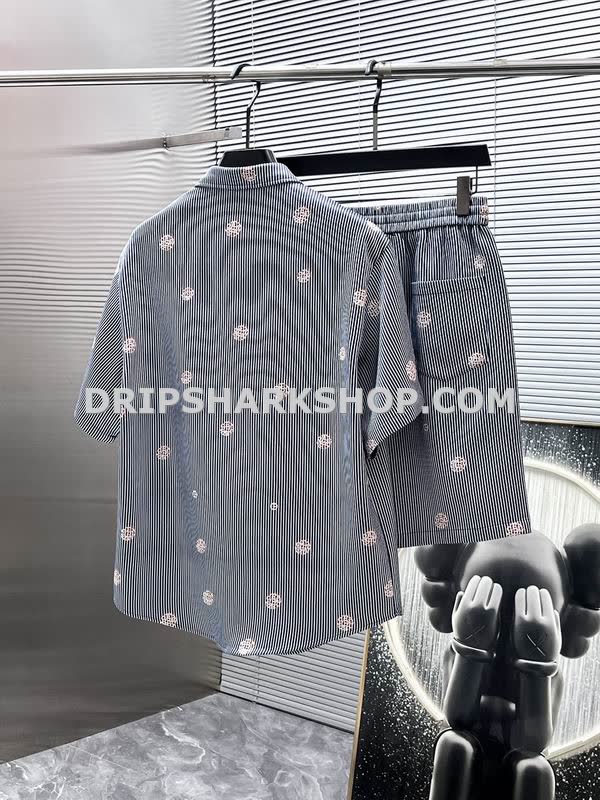 Conjunto corto Louis Vuitton - Gris