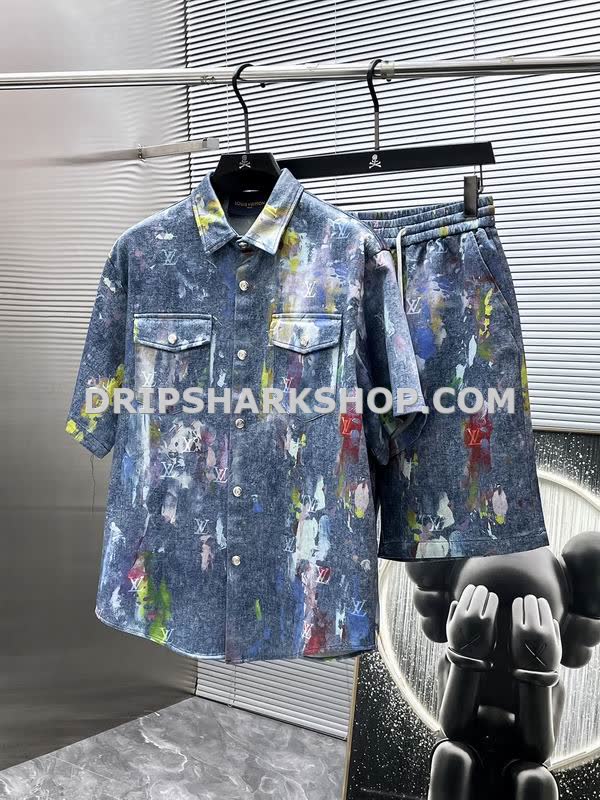 Conjunto corto Louis Vuitton - Azul