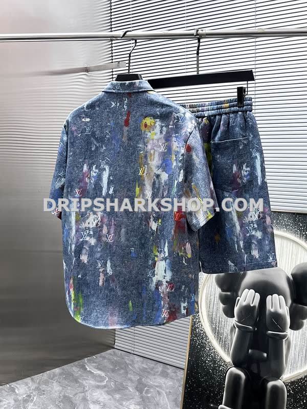 Conjunto corto Louis Vuitton - Azul