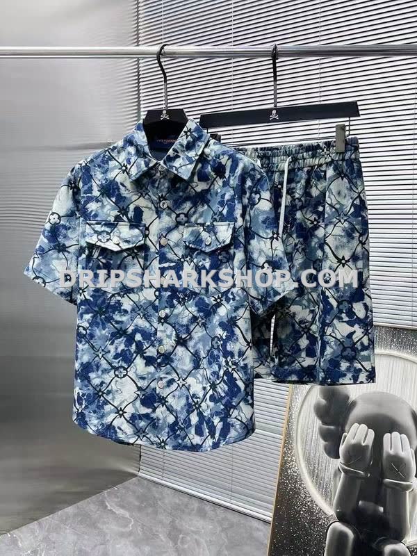 Conjunto corto Louis Vuitton - Azul
