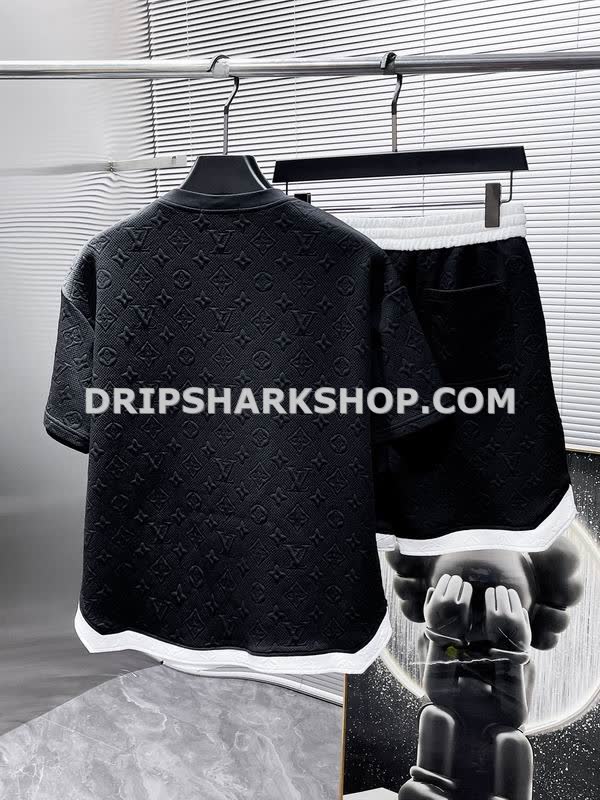Conjunto corto Louis Vuitton - Negro