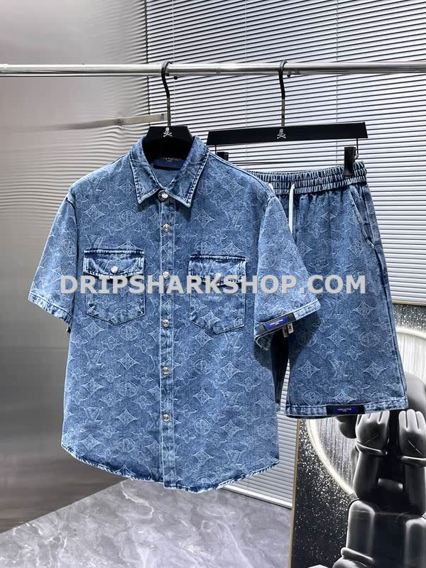 Conjunto corto Louis Vuitton - Azul