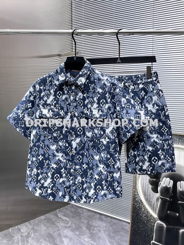 Conjunto corto Louis Vuitton - Azul
