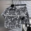 Conjunto corto Louis Vuitton - Negro