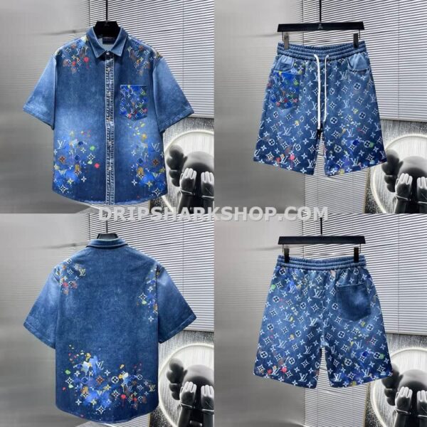 Conjunto corto Louis Vuitton - Azul