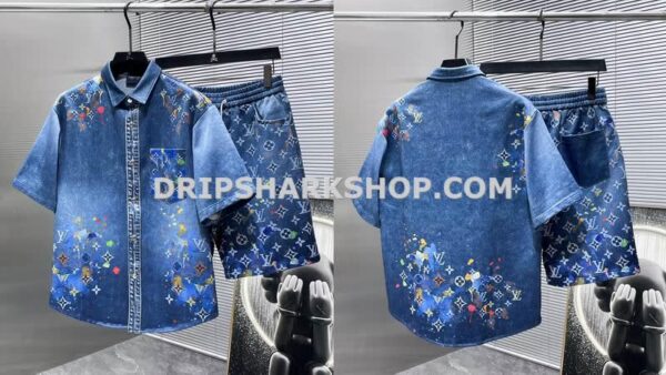 Conjunto corto Louis Vuitton - Azul