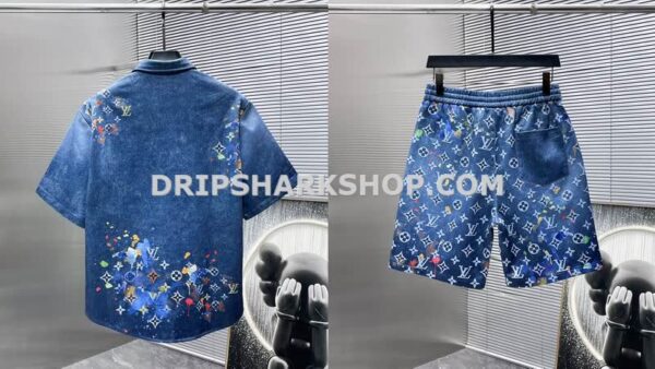 Conjunto corto Louis Vuitton - Azul