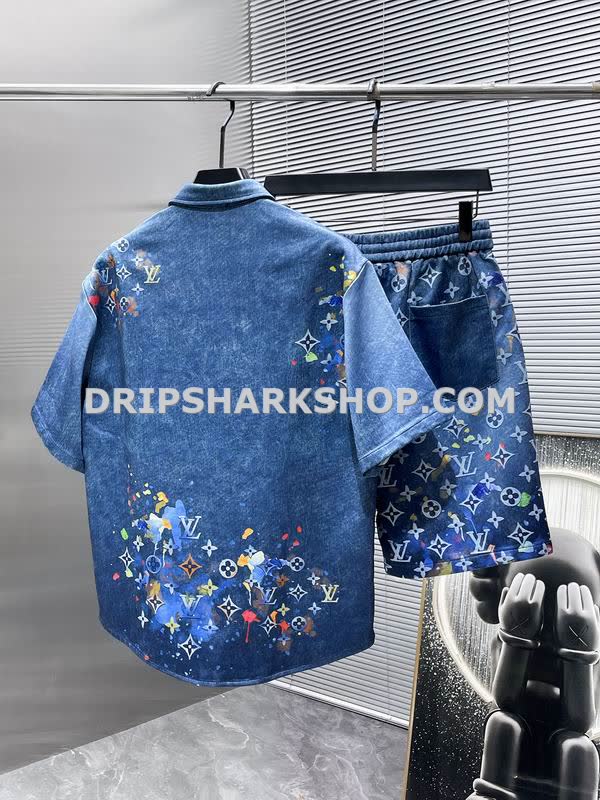 Conjunto corto Louis Vuitton - Azul