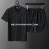 Conjunto corto Louis Vuitton - Negro