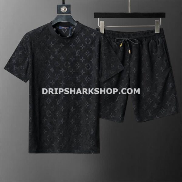 Conjunto corto Louis Vuitton - Negro